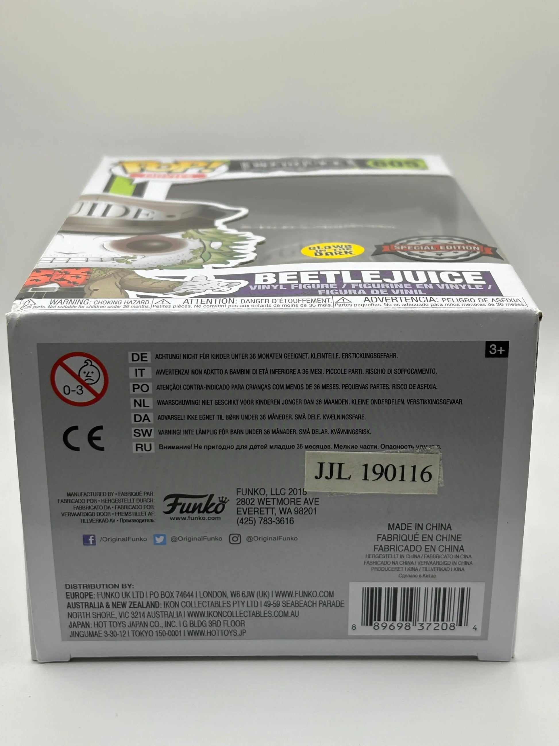 Funko POP! Movies Beetlejuice #605 Beetlejuice Glow Special Edition FRENLY BRICKS - Open 7 Days