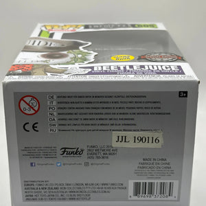 Funko POP! Movies Beetlejuice #605 Beetlejuice Glow Special Edition FRENLY BRICKS - Open 7 Days