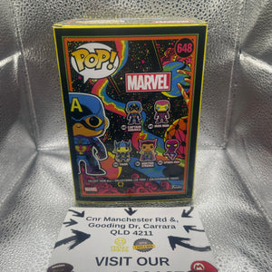 Pop Vinyl Figure - Marvel - Captain America - #648 FRENLY BRICKS - Open 7 Days