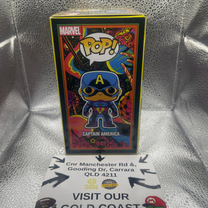 Pop Vinyl Figure - Marvel - Captain America - #648 FRENLY BRICKS - Open 7 Days