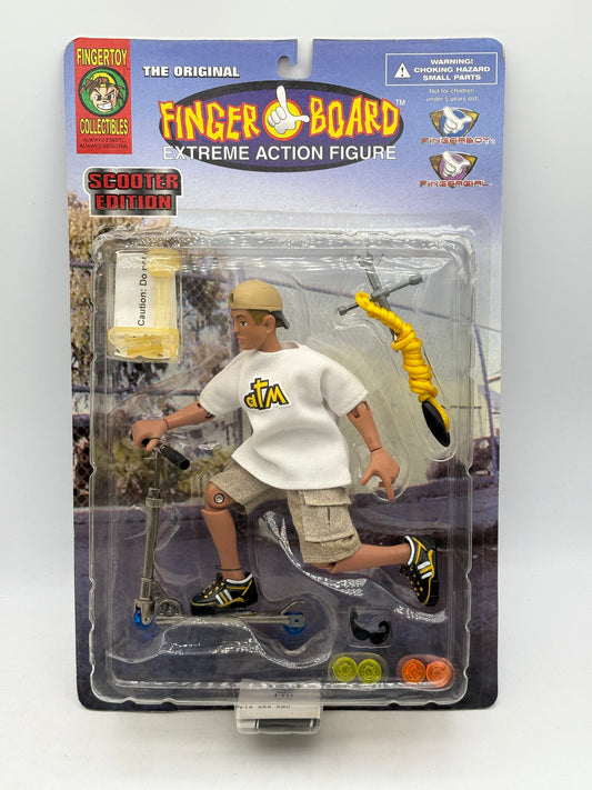 Vintage Finger Board Extreme Action Figure Scooter Edition (Yellow Rope) (1)