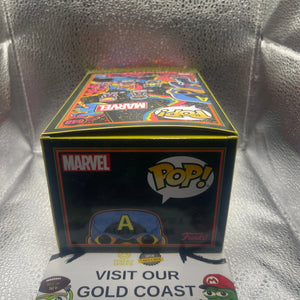 Pop Vinyl Figure - Marvel - Captain America - #648 FRENLY BRICKS - Open 7 Days