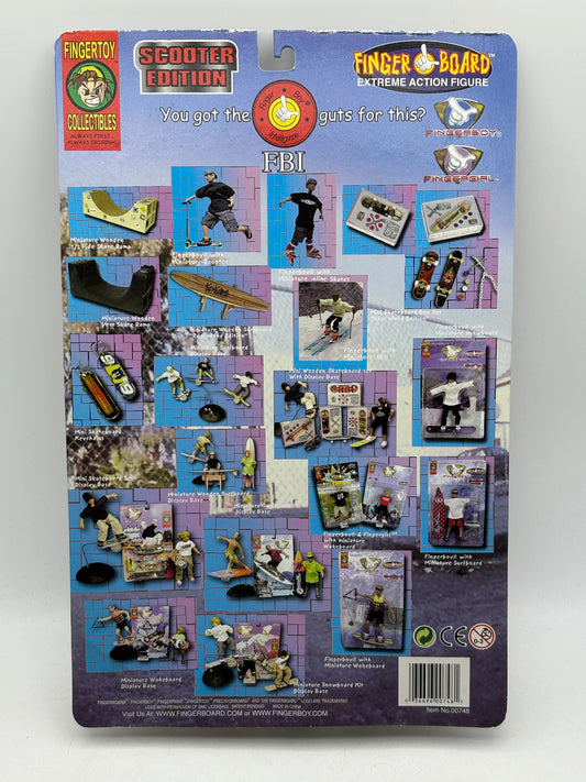 Vintage Finger Board Extreme Action Figure Scooter Edition (Yellow Rope) (1)
