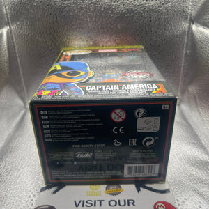 Pop Vinyl Figure - Marvel - Captain America - #648 FRENLY BRICKS - Open 7 Days