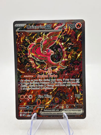 Pokemon TCG Mega Promo - Oricorio EX 024 Black Star Illustration NM