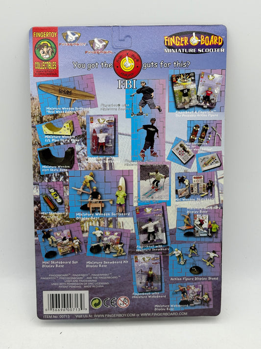 Vintage Finger Board Miniature Scooter Brand New Sealed (Red Rope)