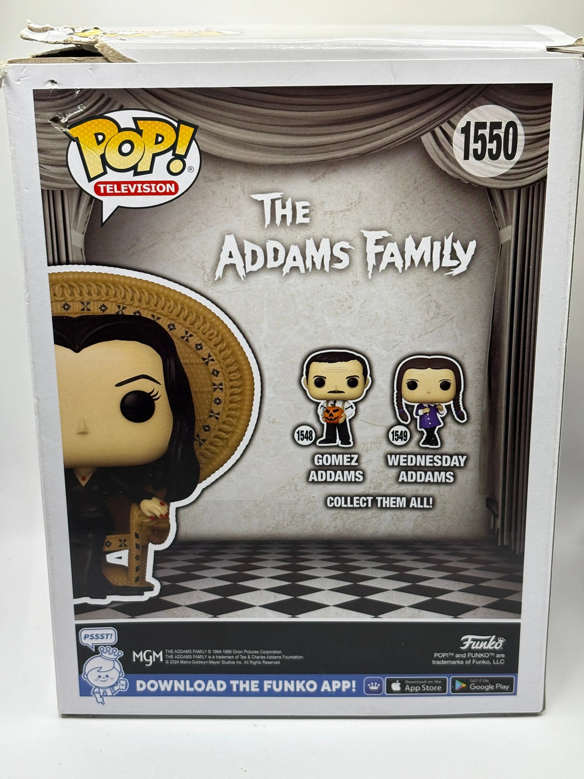 Funko POP! Television The Addams Family #1550 Morticia Addams *box damage FRENLY BRICKS - Open 7 Days