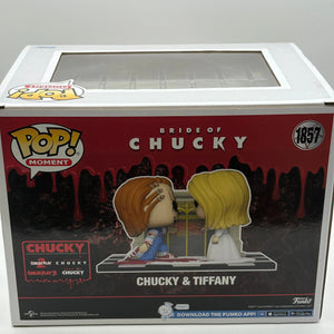Funko POP! Moment Bride of Chucky #1857 Chucky & Tiffany Special Edition FRENLY BRICKS - Open 7 Days