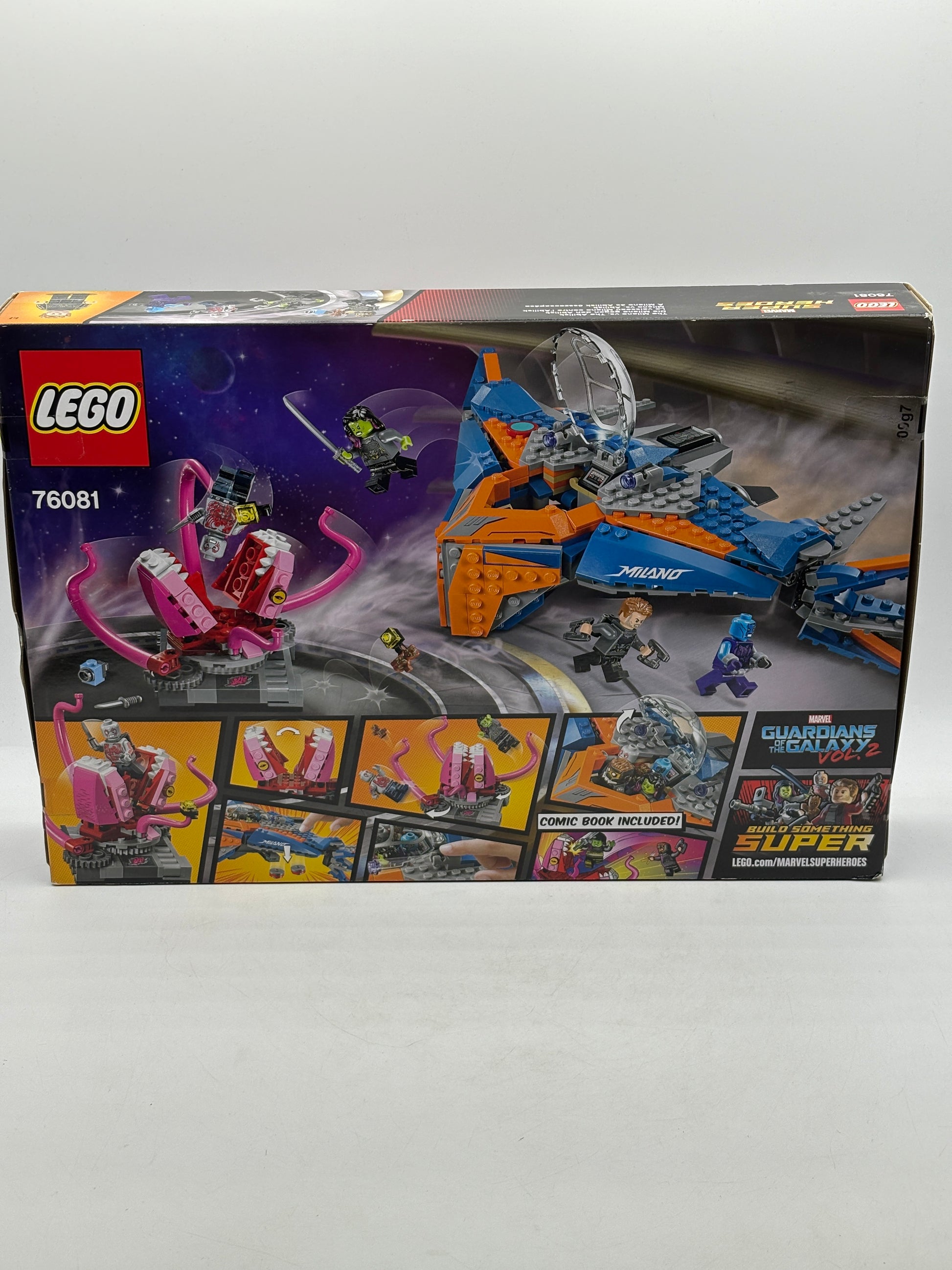 Lego Marvel Super Heroes 76081 The Milano Vs The Abilisk New Sealed