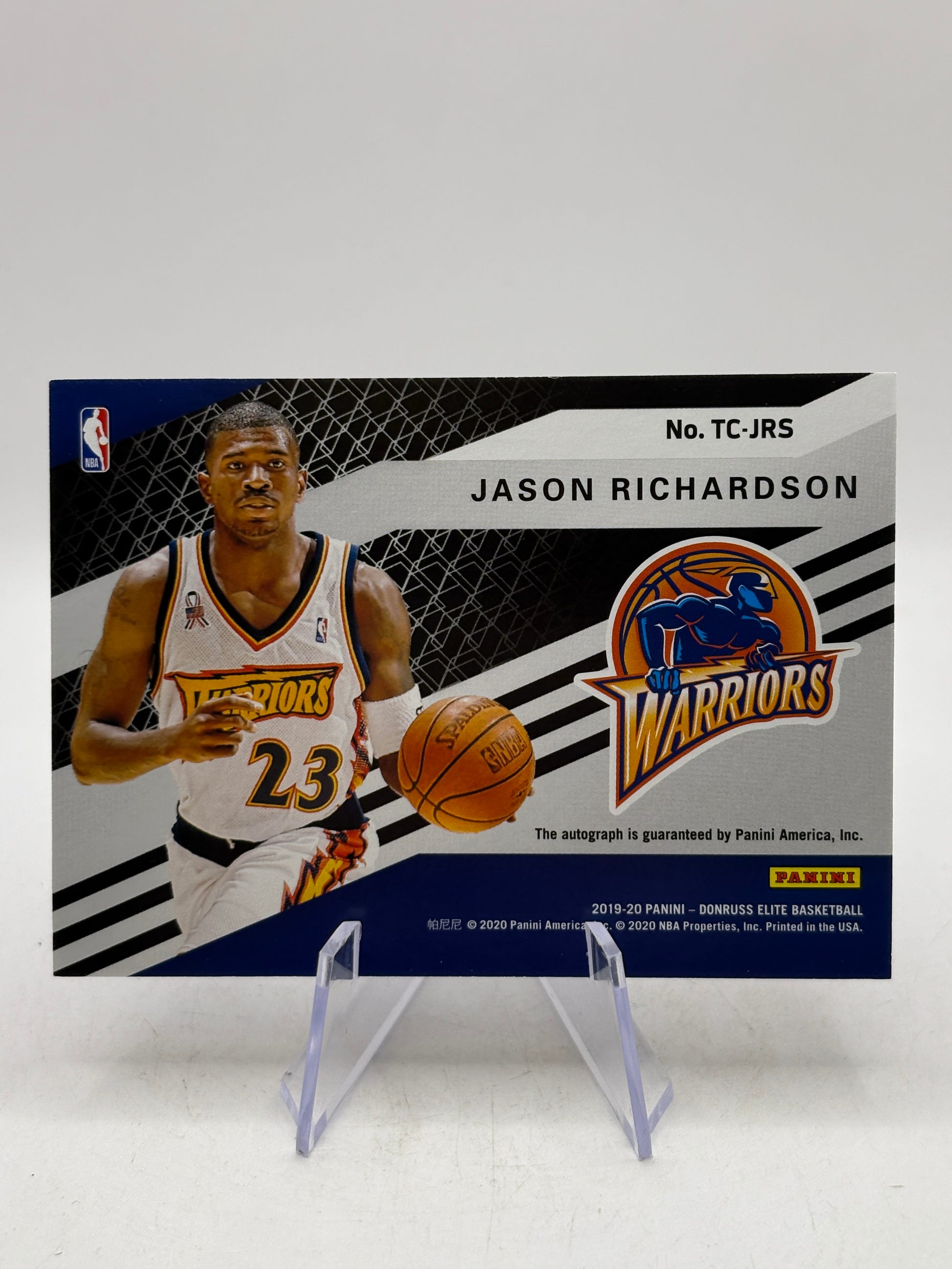 2019-20 Panini Donruss Elite Turn of the Century Jason Richardson Blue /35 image 2