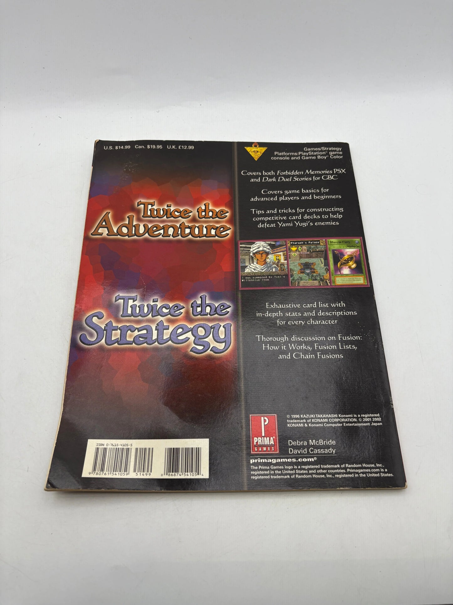 2001 YU-GI-OH DARK DUEL STORIES GBC FORBIDDEN MEMORIES PSX Prima Game Guide FRENLY BRICKS - Open 7 Days