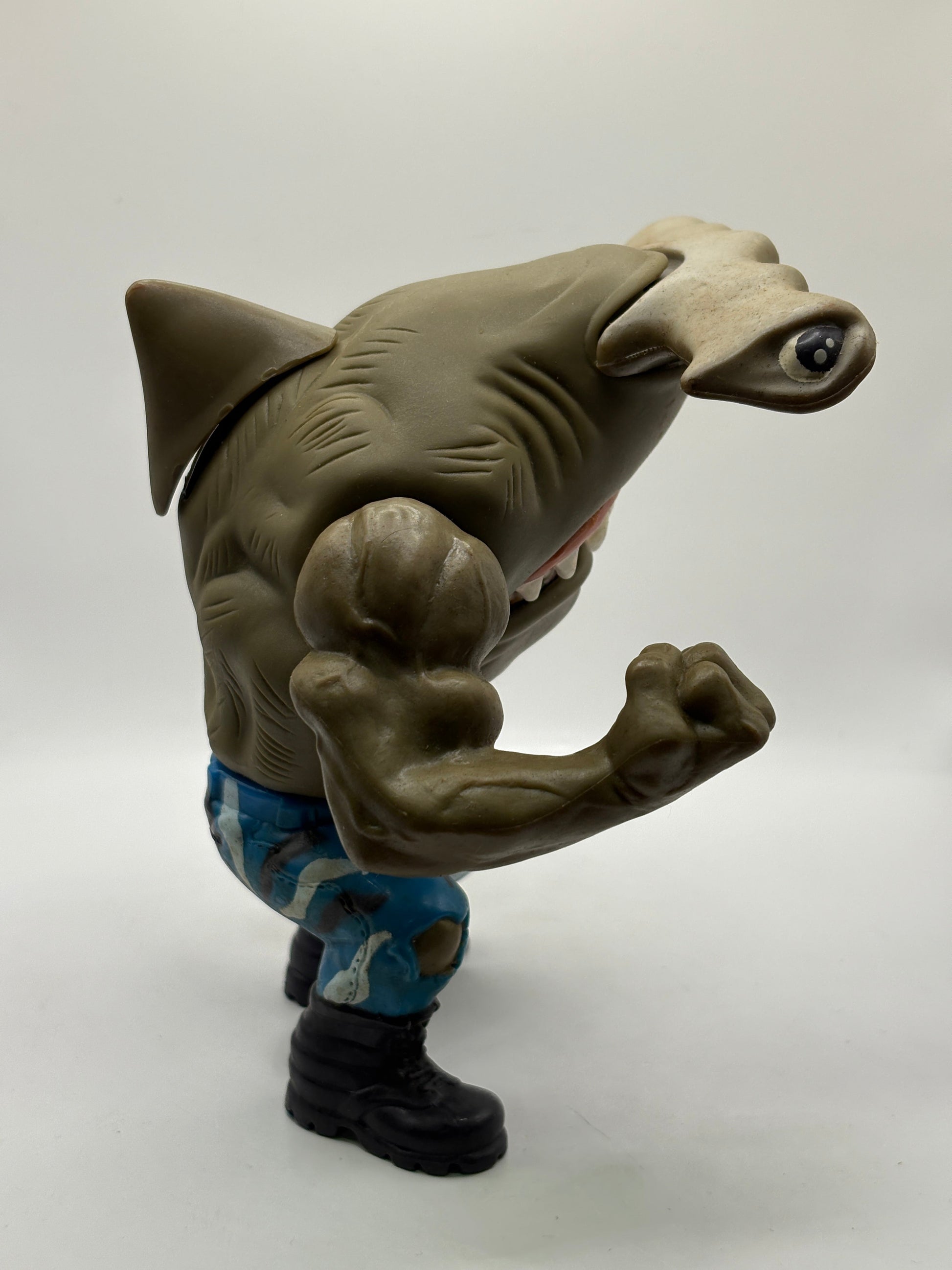 1994 Street Sharks Jab Hammerhead Blue Camo FRENLY BRICKS - Open 7 Days
