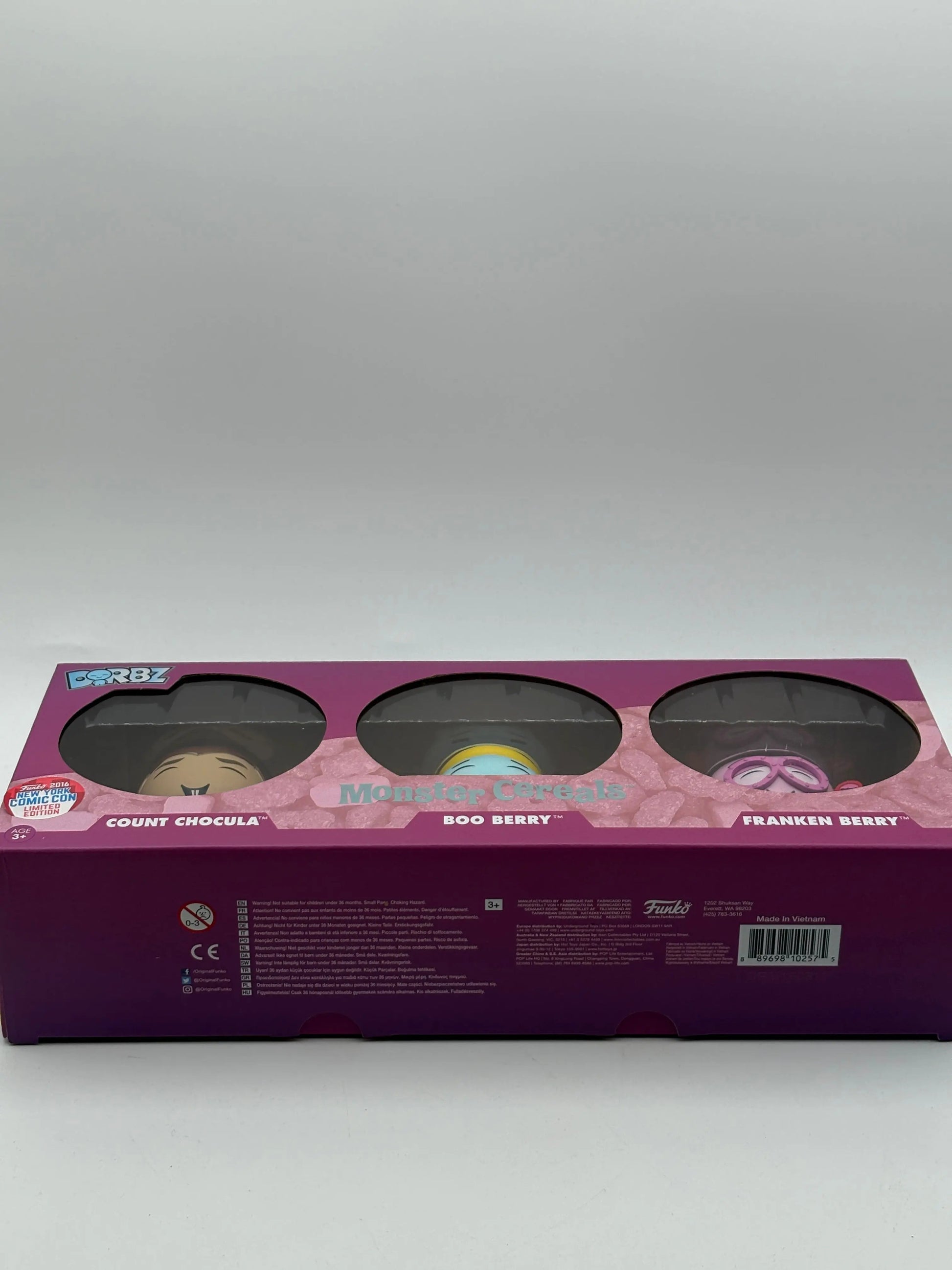 Funko Dorbz Monster Cereals 2016 New York Comic Con Limited Edition FRENLY BRICKS - Open 7 Days
