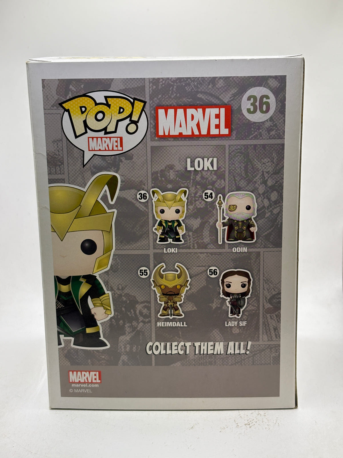 Funko POP! Marvel #36 Loki Frost Giant Glow Vinyl Bobble Head image 3