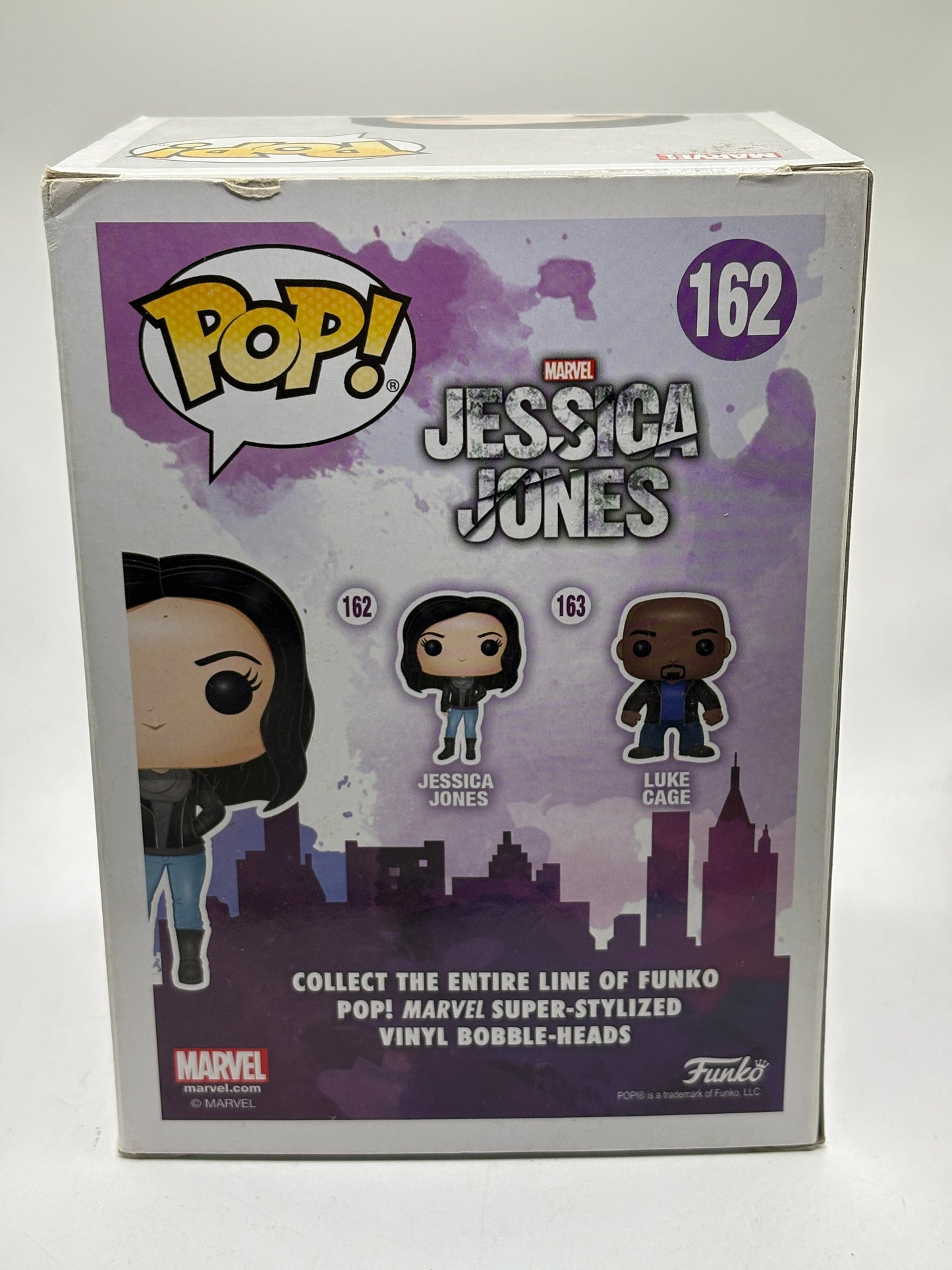 Funko POP! Marvel Jessica Jones #162 Jessica Jones Vinyl Bobble Head FRENLY BRICKS - Open 7 Days