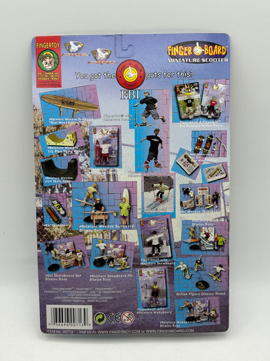 Vintage Finger Board Miniature Scooter Brand New Sealed (White  Rope)