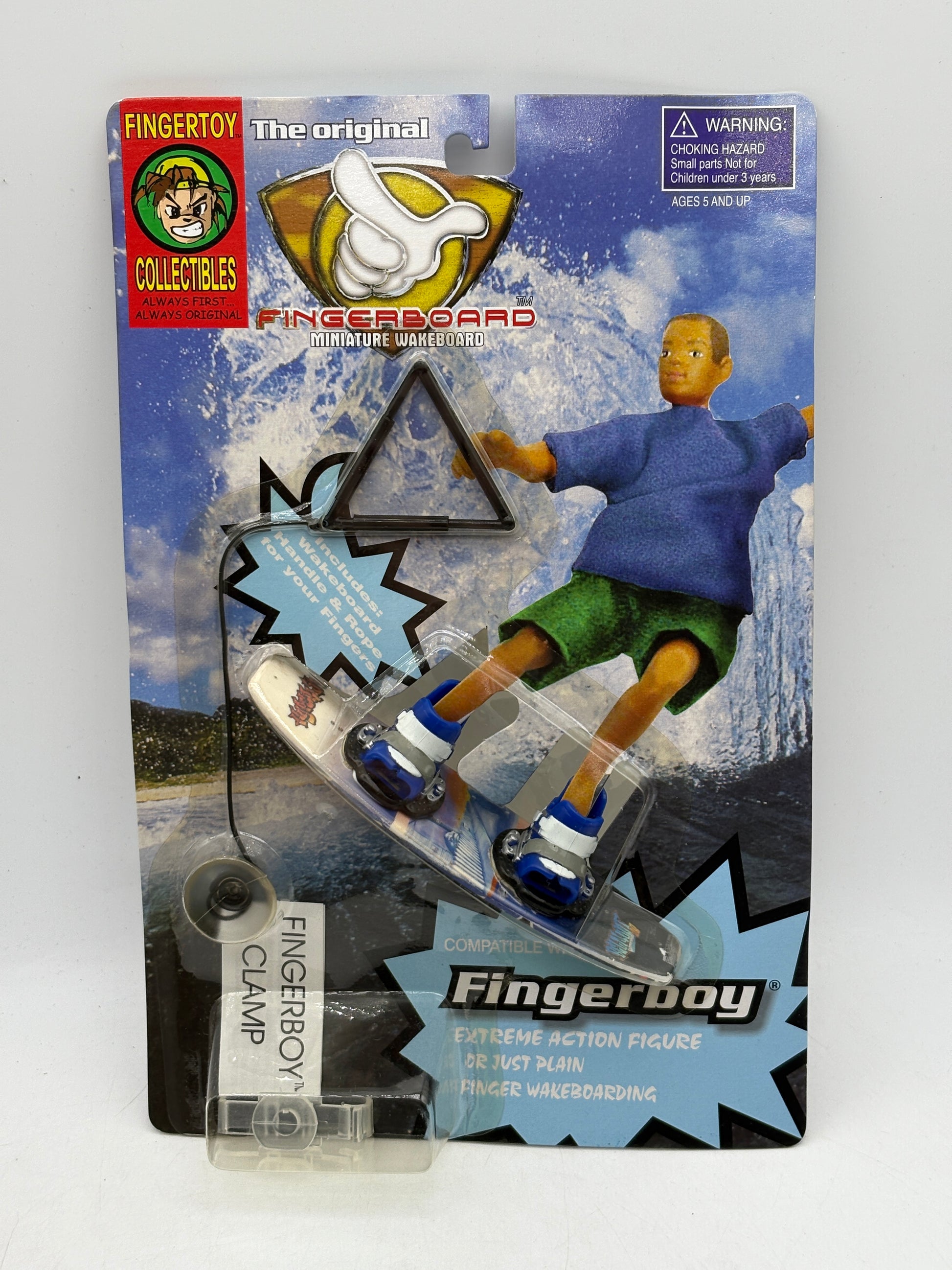 Vintage Finger Board Miniature Wakeboard Action Figure Sealed
