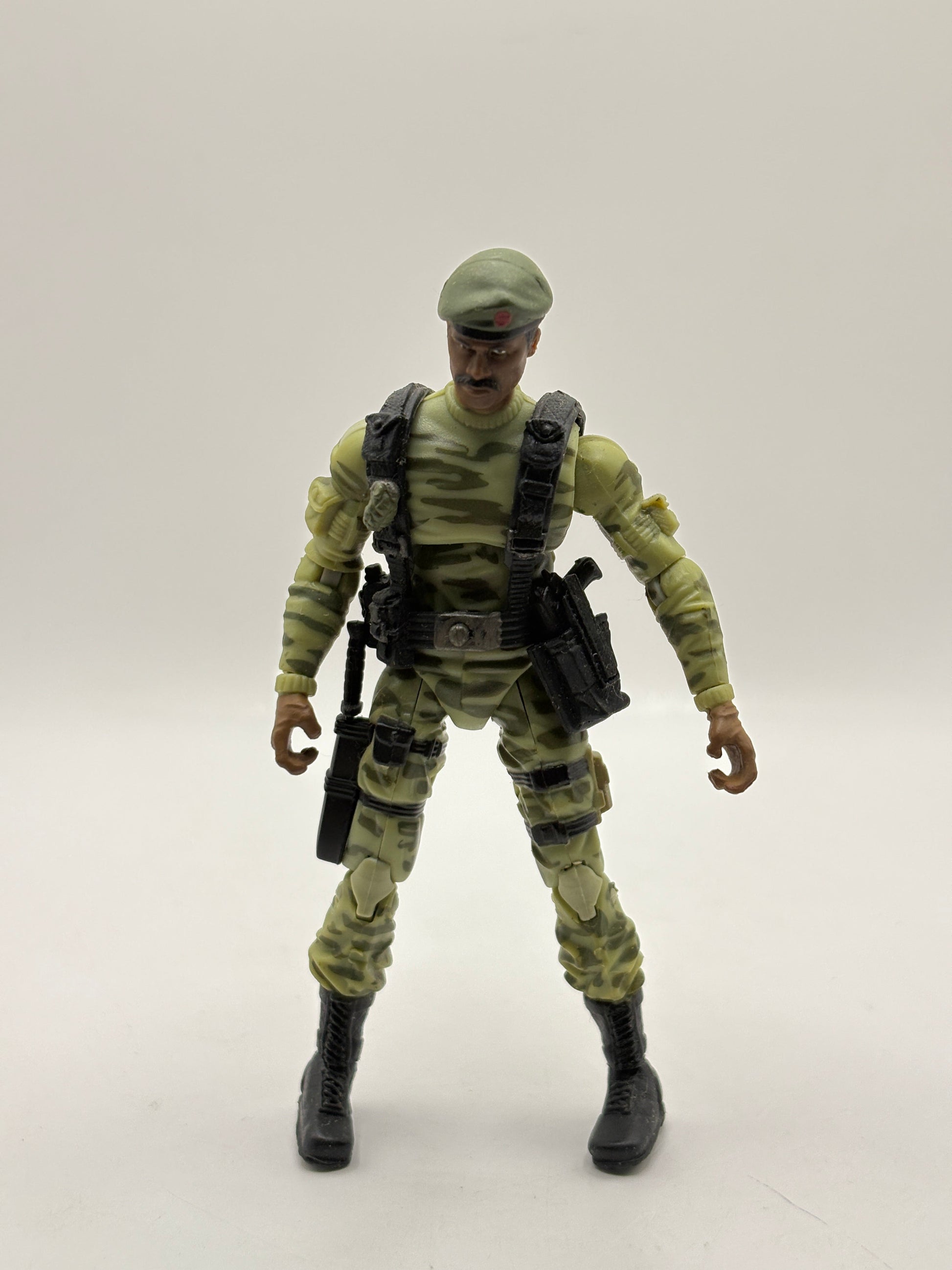GI Joe 25th Anniversary Sgt Sergeant Stalker 3.75" Figure Incomplete FRENLY BRICKS - Open 7 Days