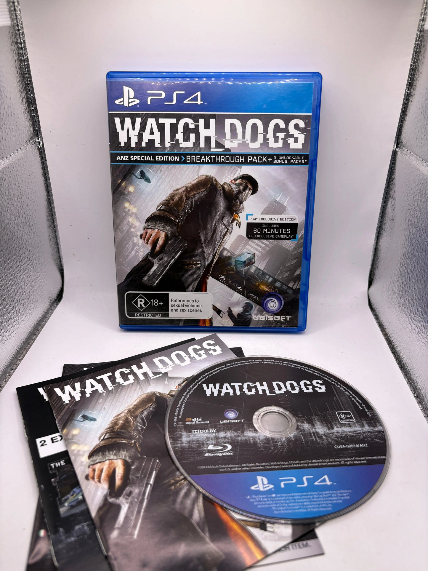 Sony Playstation 4 Watch Dogs Video Game with Manuals FRENLY BRICKS - Open 7 Days