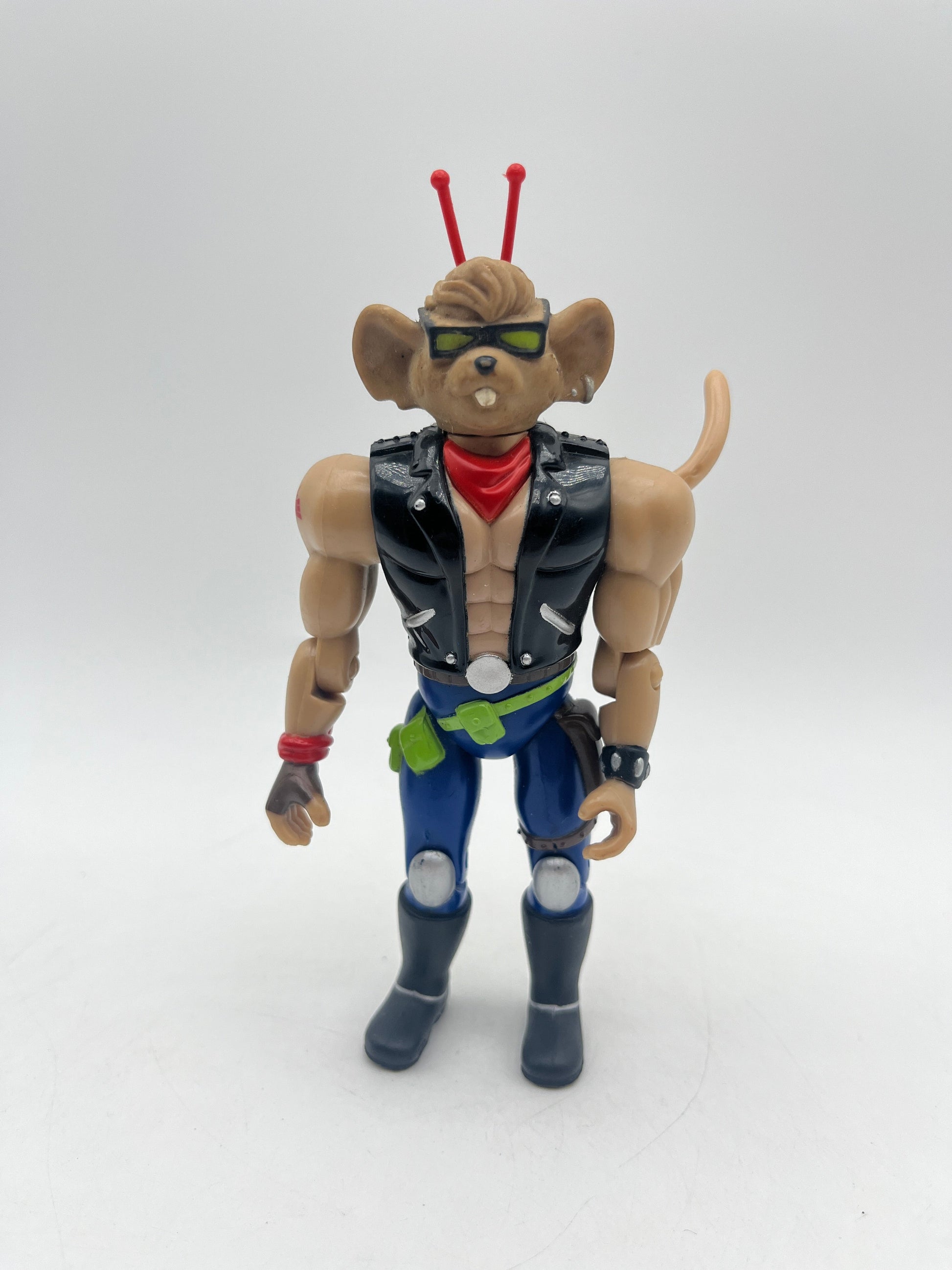 Vintage '93 Galoob BIKER MICE FROM MARS THROTTLE Action Figure +combinedshipping FRENLY BRICKS - Open 7 Days