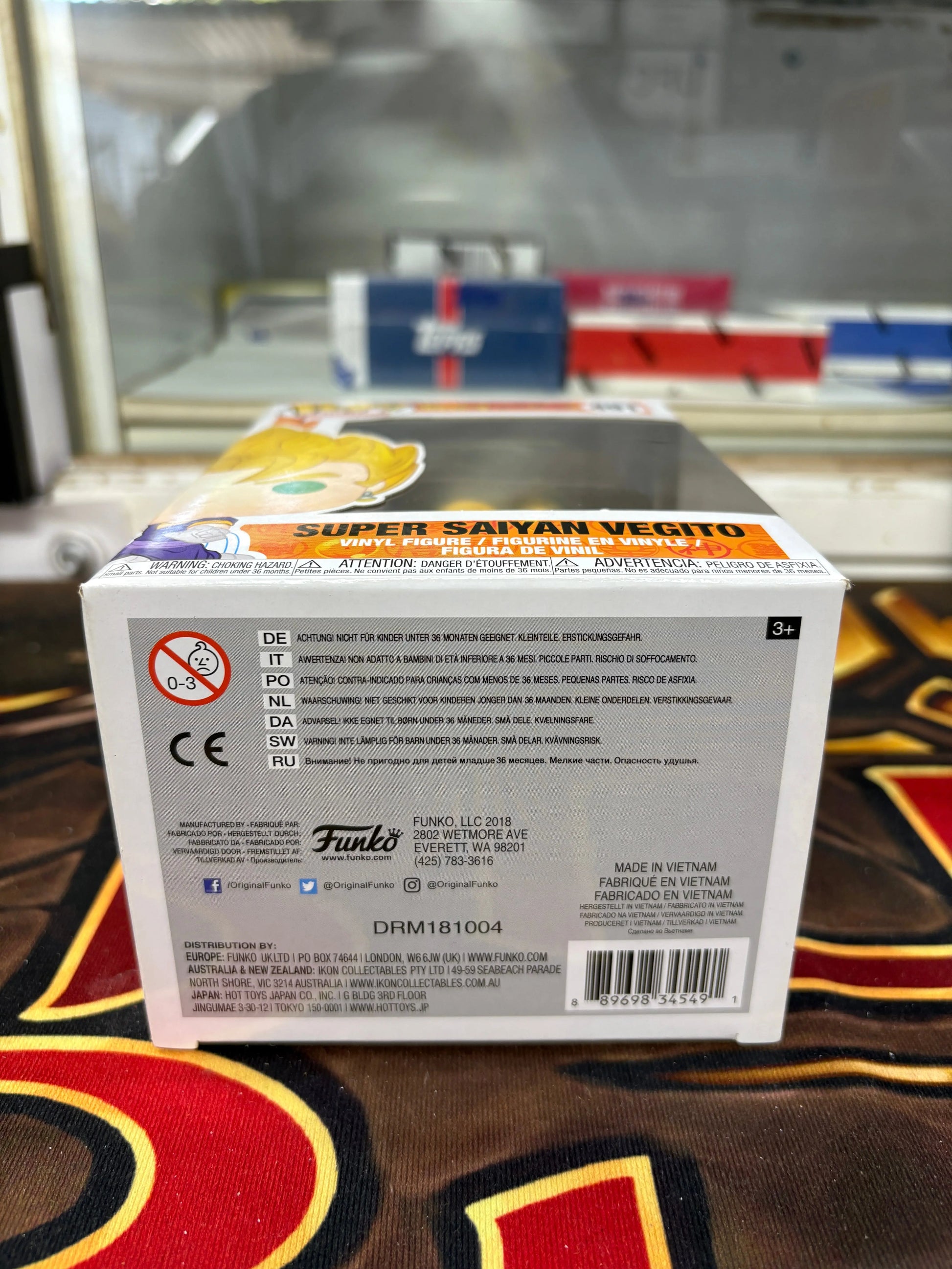 Funko POP Animation Dragonball Z Super Saiyan Vegito #491 Vinyl Figure FRENLY BRICKS - Open 7 Days