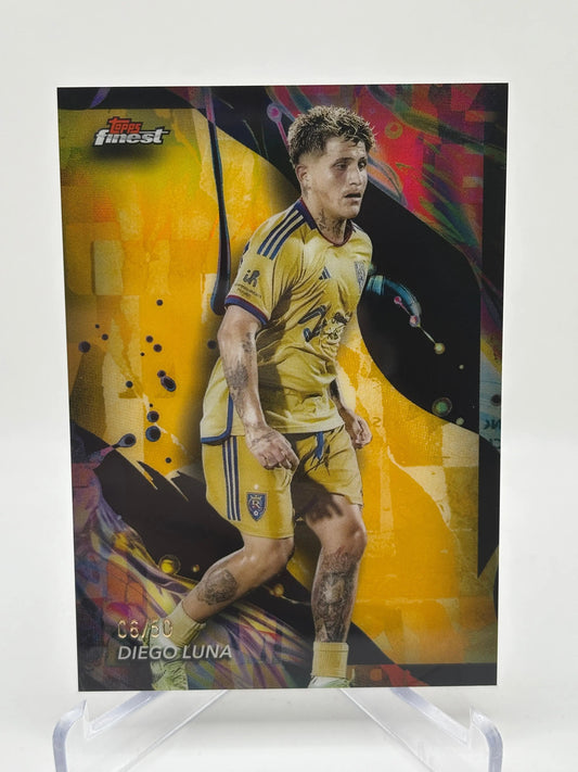 2024 Topps Finest MLS - Diego Luna /50 Gold FRENLY BRICKS - Open 7 Days