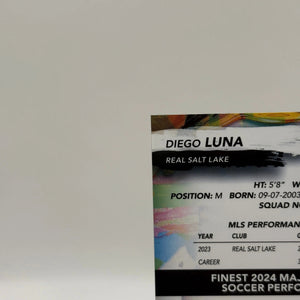 2024 Topps Finest MLS - Diego Luna /50 Gold FRENLY BRICKS - Open 7 Days