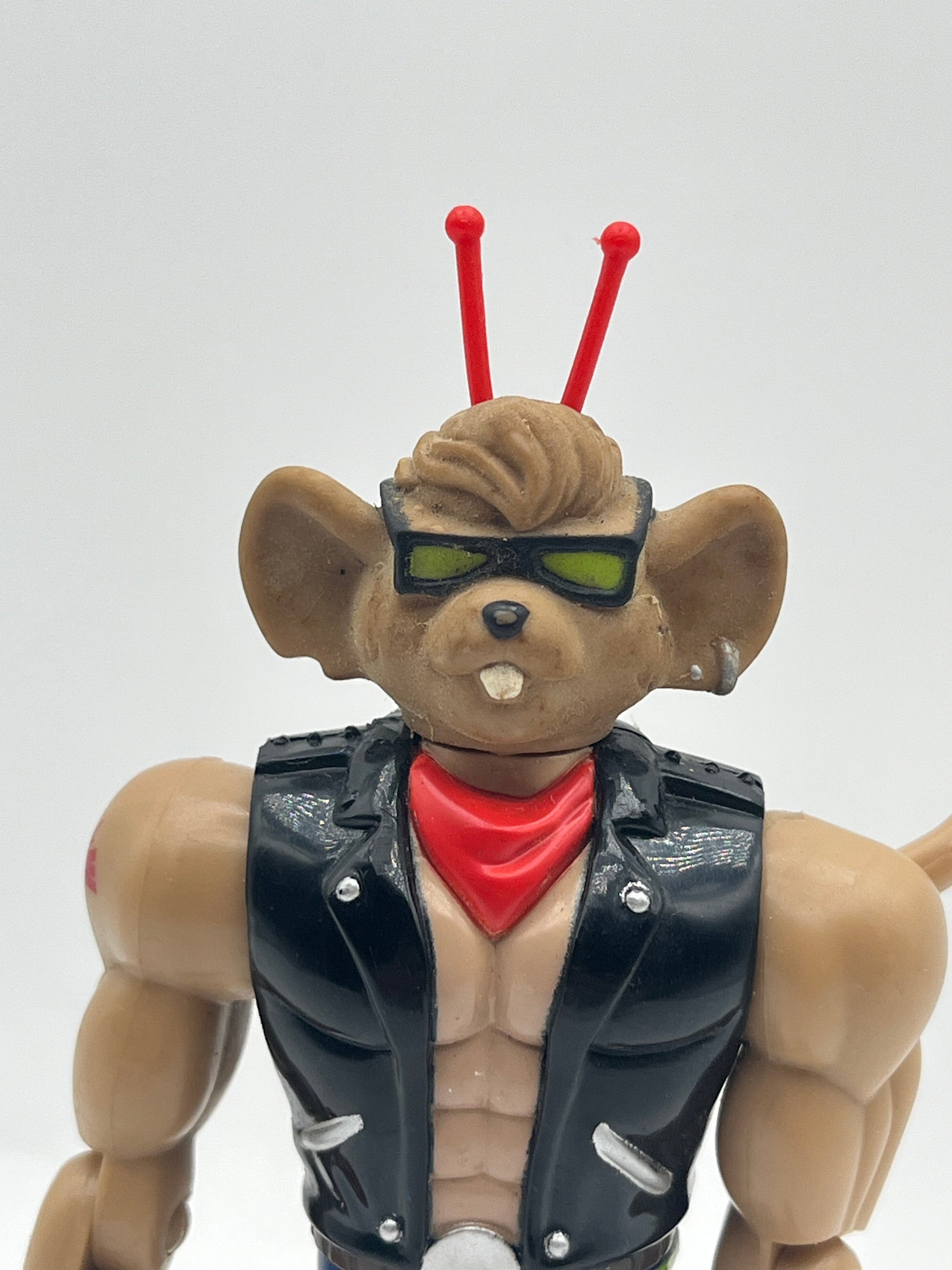 Vintage '93 Galoob BIKER MICE FROM MARS THROTTLE Action Figure +combinedshipping FRENLY BRICKS - Open 7 Days