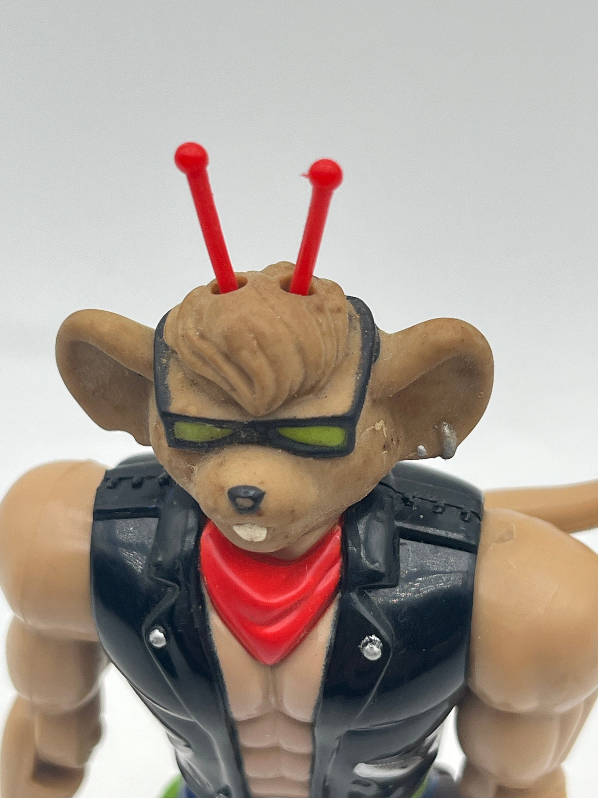 Vintage '93 Galoob BIKER MICE FROM MARS THROTTLE Action Figure +combinedshipping FRENLY BRICKS - Open 7 Days