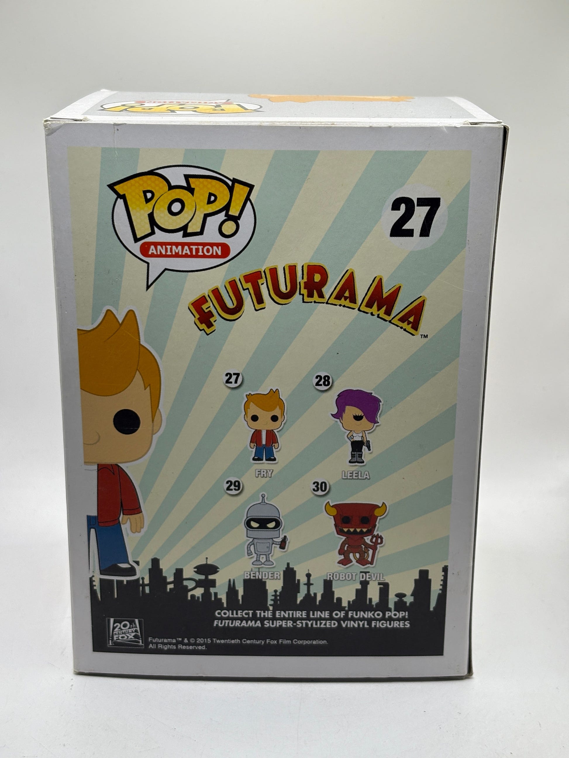 Funko POP! Animation Futurama #27 Fry Vinyl Figure FRENLY BRICKS - Open 7 Days image 3