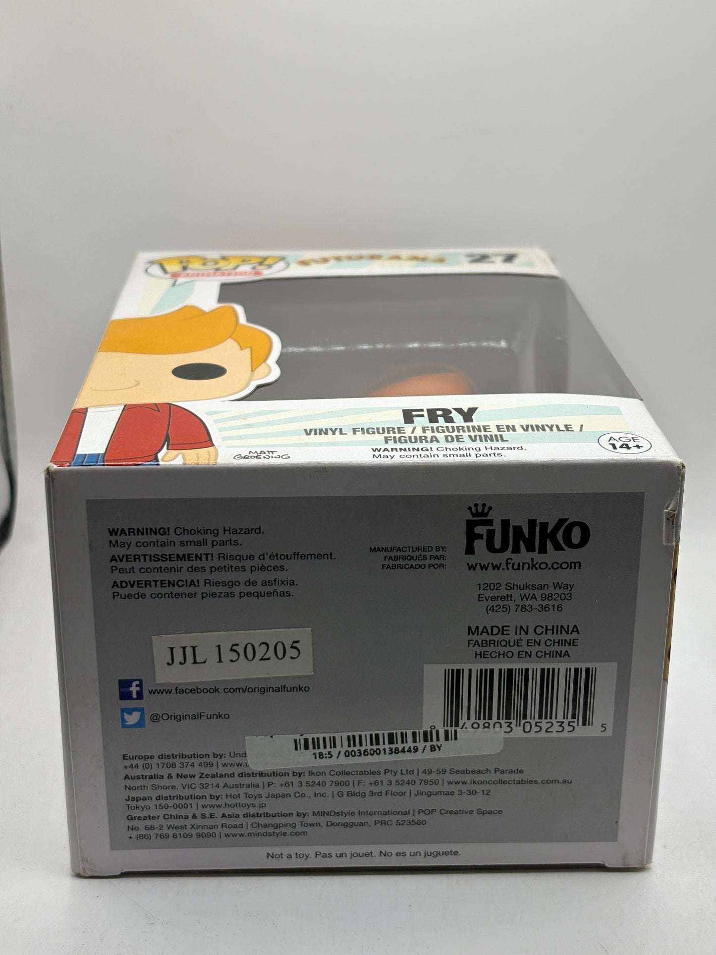 Funko POP! Animation Futurama #27 Fry Vinyl Figure FRENLY BRICKS - Open 7 Days