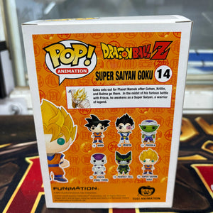 Funko POP! Animation Dragonball Z Super Saiyan Goku #14 FRENLY BRICKS - Open 7 Days