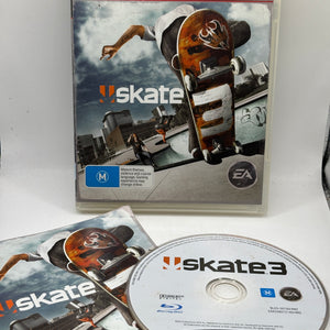 Sony Playstation 3 Skate 3 Video Game with Manual