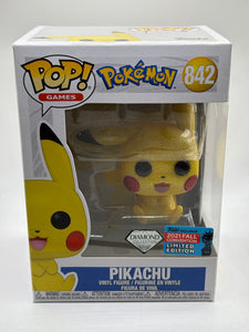 Funko POP! Games Pokemon #842 Pikachu Diamond 2021 Fall Con