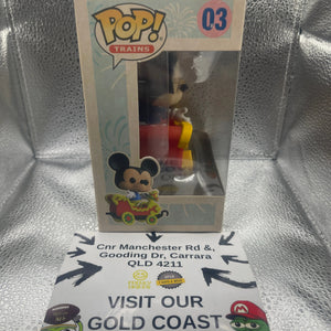 Disneyland 65th Anniversary Mickey Mouse Train Attraction 03 Vinyl Funko Pop! FRENLY BRICKS - Open 7 Days