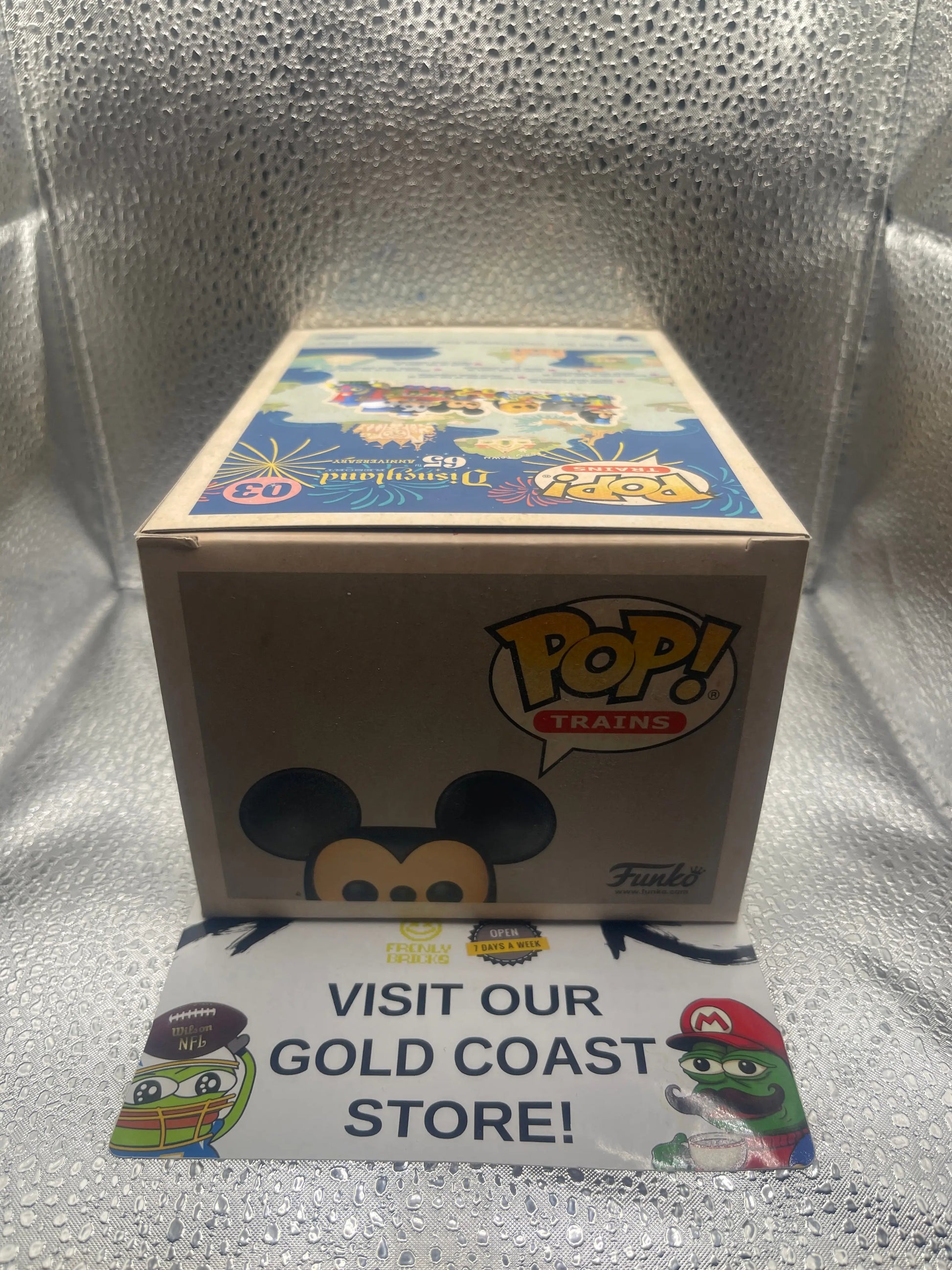 Disneyland 65th Anniversary Mickey Mouse Train Attraction 03 Vinyl Funko Pop! FRENLY BRICKS - Open 7 Days