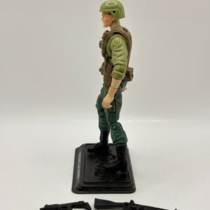 2008 G.I. JOE G.I. JDE Trooper (V1B) Infantry Trooper Black HAIR Loose FRENLY BRICKS - Open 7 Days