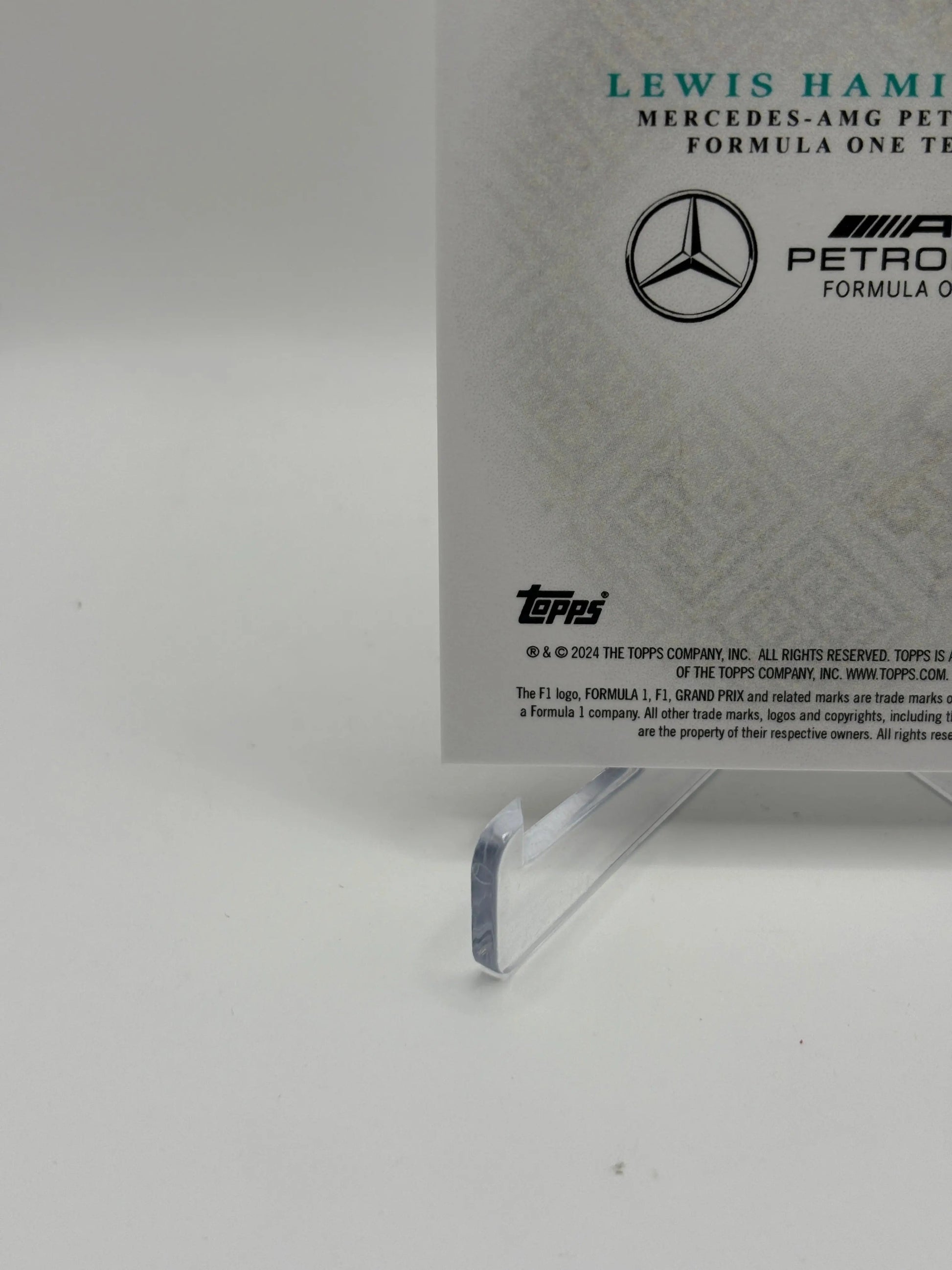 2024 Topps F1 - Eccellenza Lewis Hamilton Mercedes AMG Petronas FRENLY BRICKS - Open 7 Days