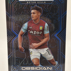 2022-23 Panini Obsidian Soccer Ollie Watkins #17 03/20 Blue FRENLY BRICKS - Open 7 Days