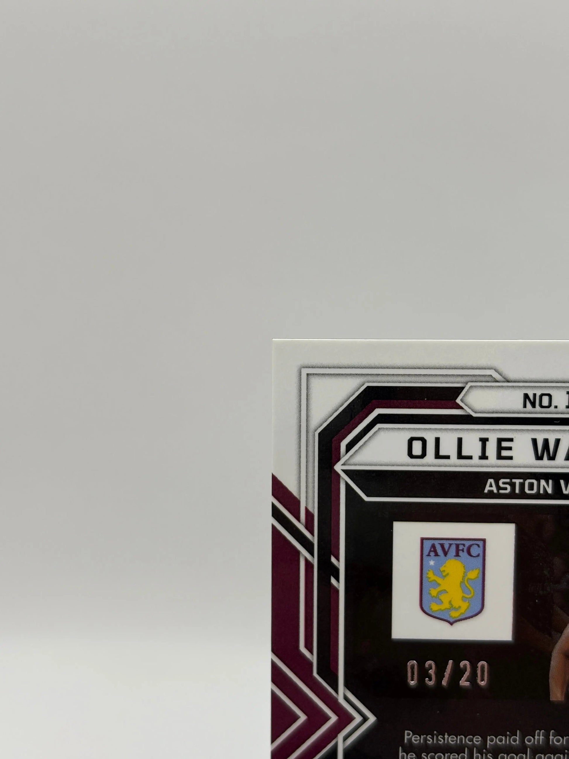 2022-23 Panini Obsidian Soccer Ollie Watkins #17 03/20 Blue FRENLY BRICKS - Open 7 Days