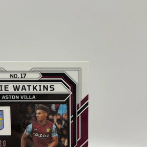 2022-23 Panini Obsidian Soccer Ollie Watkins #17 03/20 Blue FRENLY BRICKS - Open 7 Days