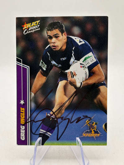 2007 Select NRL #79 Greg Inglis Melbourne Storm On Card Auto