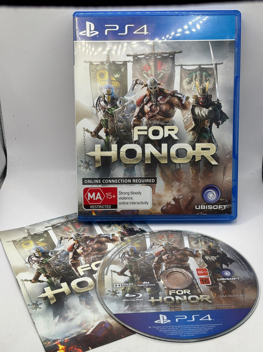 Sony Playstation 4 For Honor Video Game with Manual