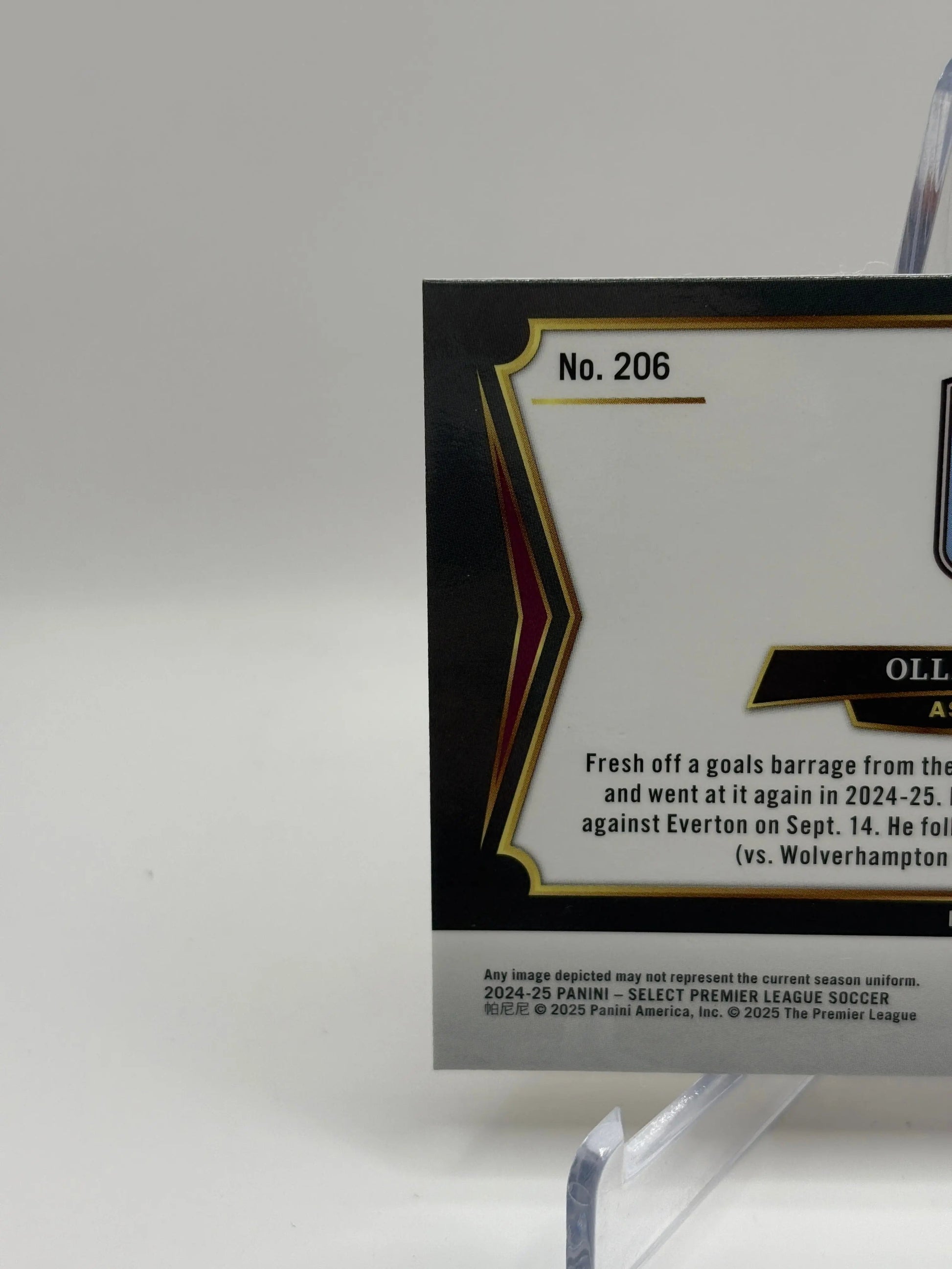 2024-25 Panini Select Premier League - Ollie Watkins 05/75 Orange FRENLY BRICKS - Open 7 Days