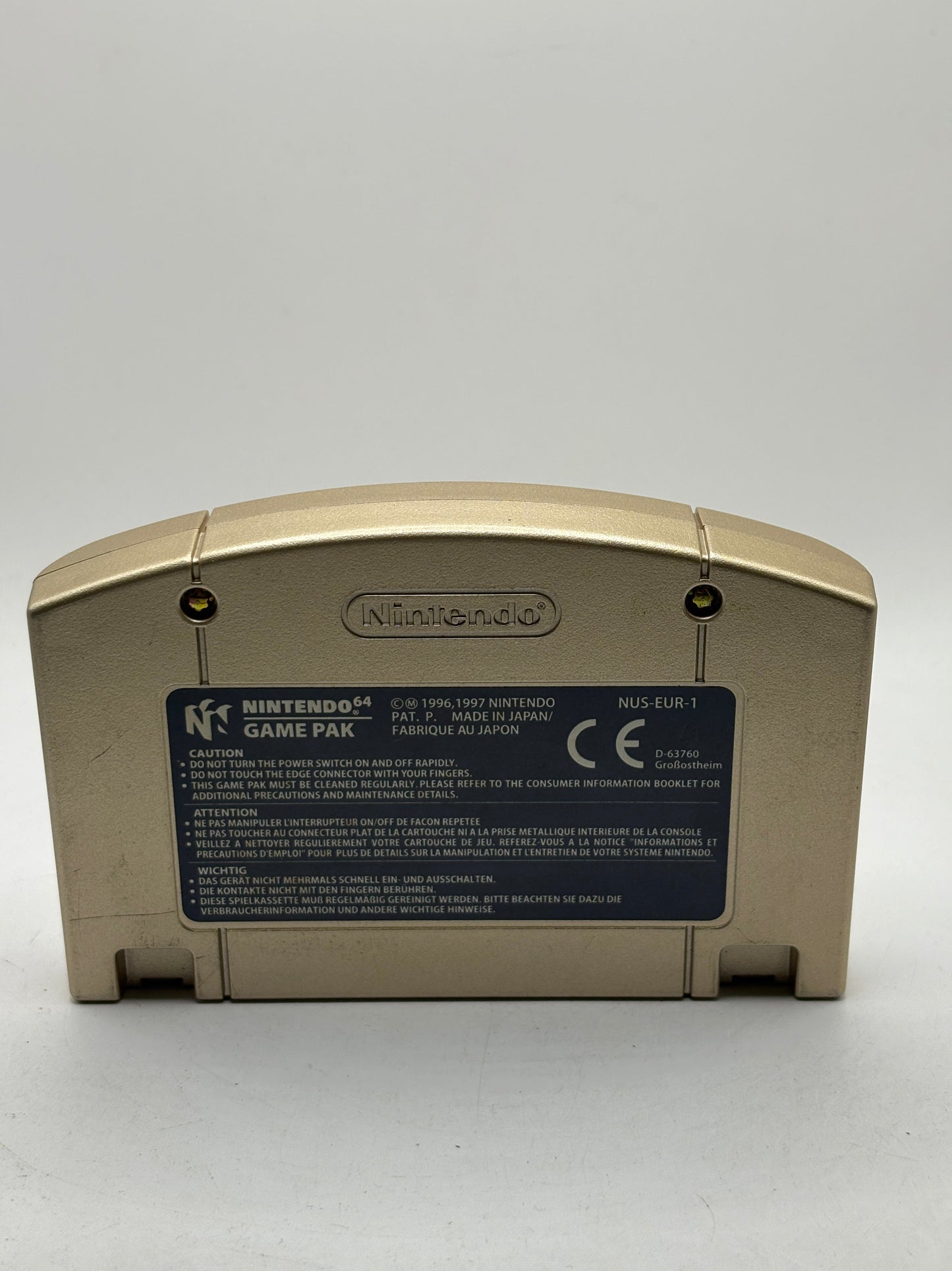 The Legend of Zelda: Ocarina of Time N64 Collector's Edition Gold Cartridge FRENLY BRICKS - Open 7 Days