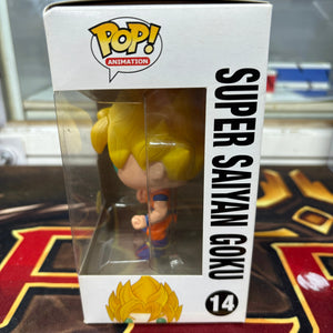 Funko Pop Vinyl Figure Dragon Ball Z #14 Super Saiyan Goku GITD Glow FRENLY BRICKS - Open 7 Days
