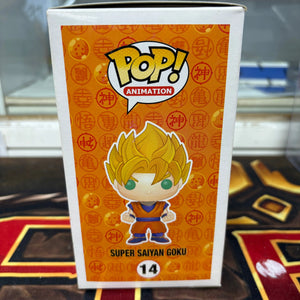 Funko Pop Vinyl Figure Dragon Ball Z #14 Super Saiyan Goku GITD Glow FRENLY BRICKS - Open 7 Days