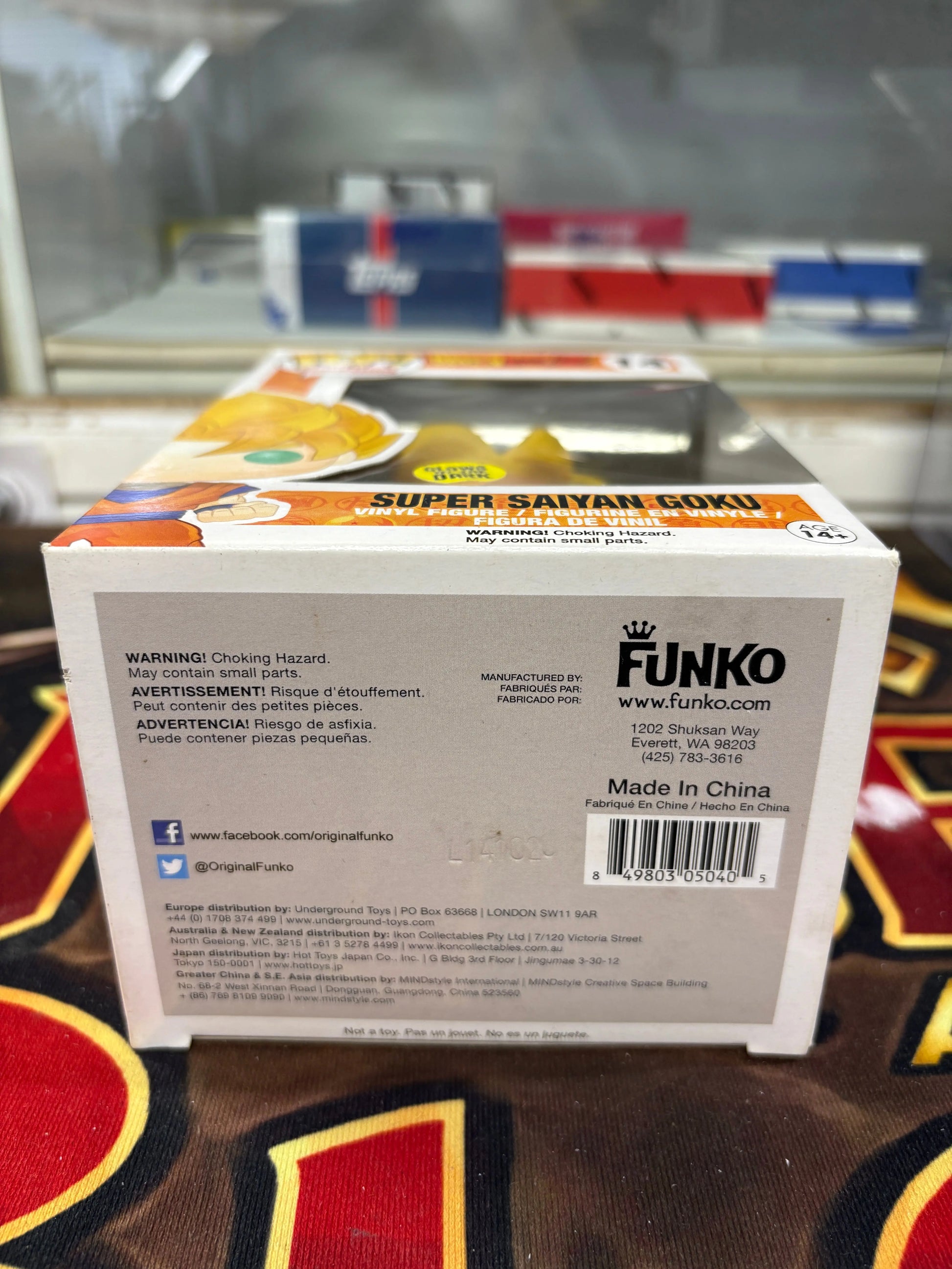 Funko Pop Vinyl Figure Dragon Ball Z #14 Super Saiyan Goku GITD Glow FRENLY BRICKS - Open 7 Days