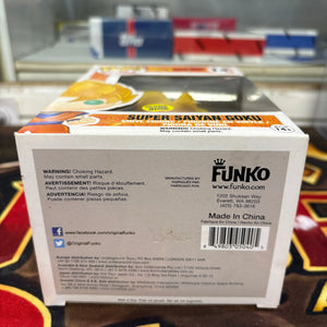 Funko Pop Vinyl Figure Dragon Ball Z #14 Super Saiyan Goku GITD Glow FRENLY BRICKS - Open 7 Days