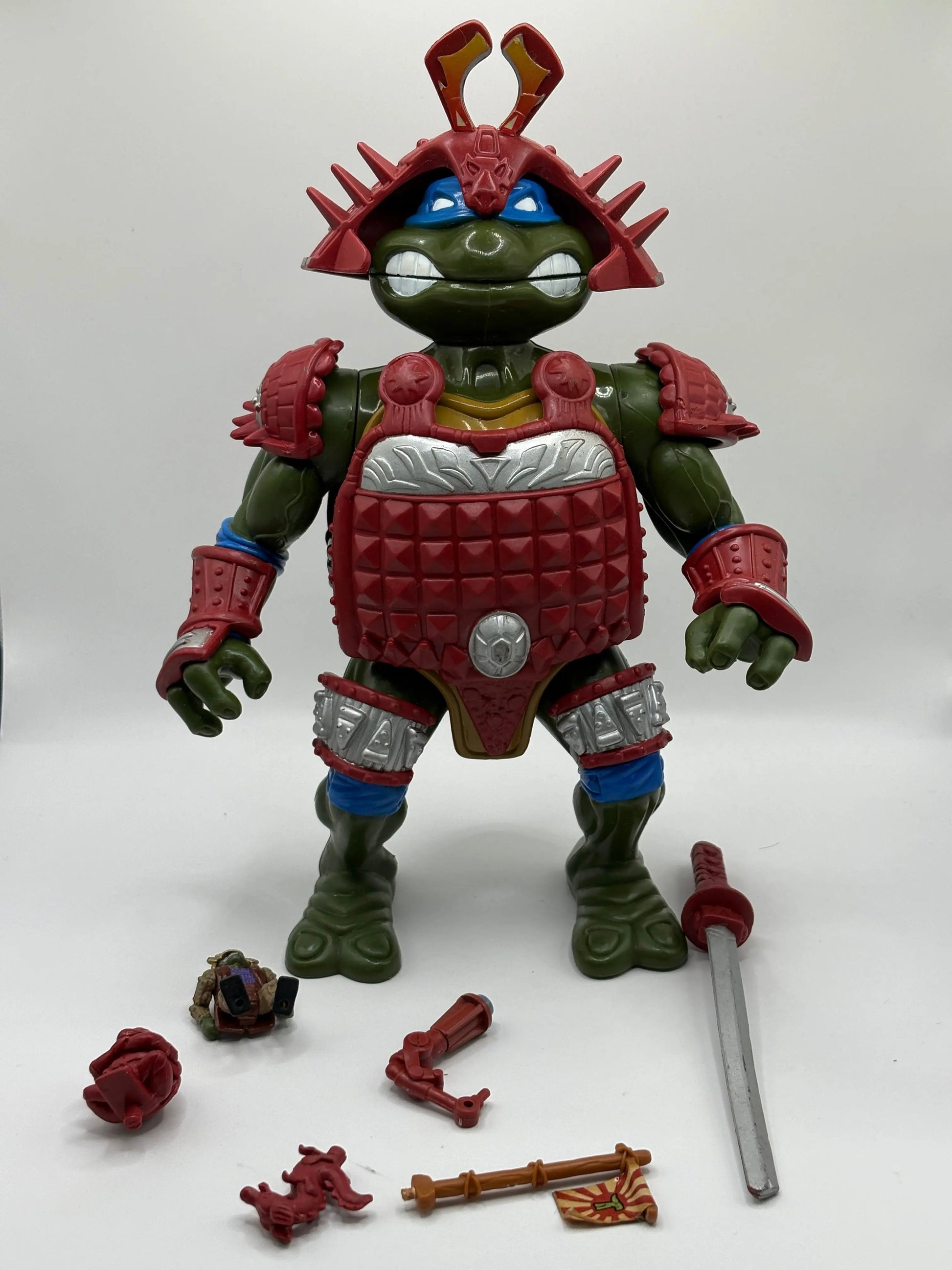 1996 Teenage Mutant Ninja Turtle Leonardo’s Mini Mutant Battle Castle Playset FRENLY BRICKS - Open 7 Days